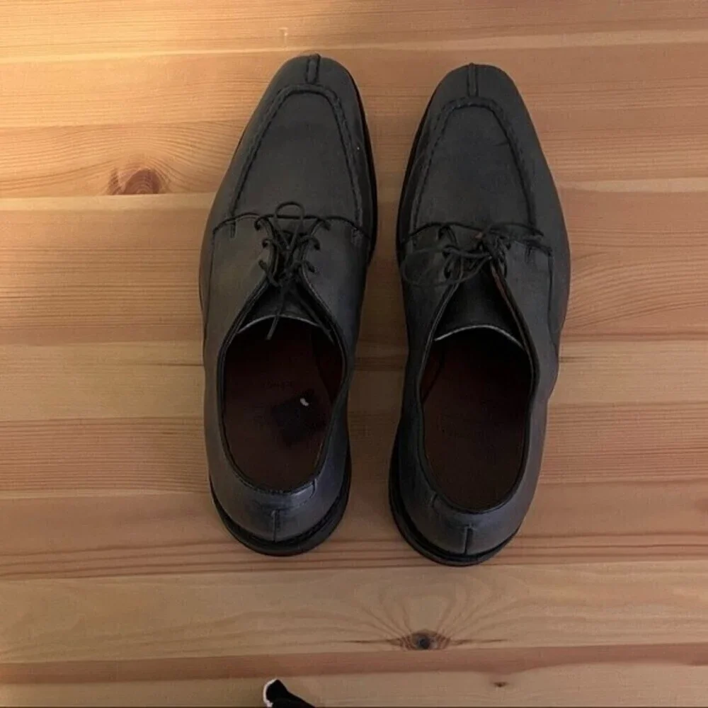 ALLEN Edmonds Parkway  Split Toe Grey Oxford Dress Shoes Size 8